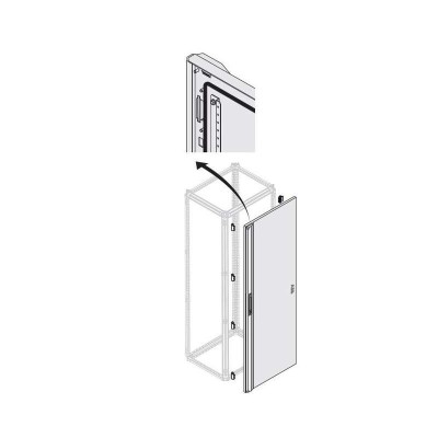 Дверь глухая IP65 H=2000мм W=600мм ABB 1STQ007356A0000