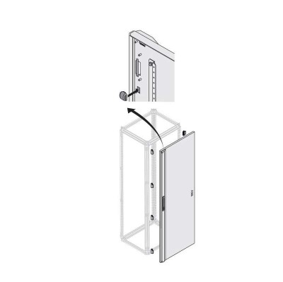 Дверь глухая IP40 H=1800мм W=300мм ABB 1STQ007361A0000