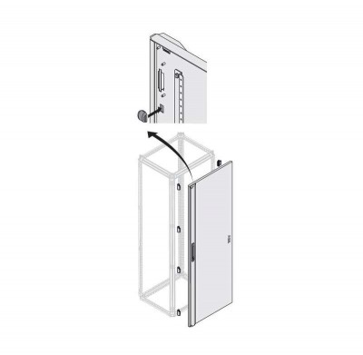 Дверь глухая IP40 H=1800мм W=400мм ABB 1STQ007362A0000