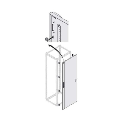 Дверь глухая IP40 H=1800мм W=600мм ABB 1STQ007363A0000