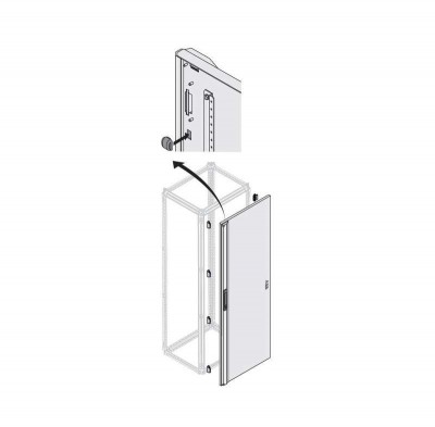 Дверь глухая IP40 H=1800мм W=800мм ABB 1STQ007364A0000