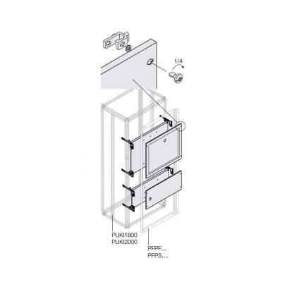 Комплект установочный ОТ160/200/250 H=350 W=600мм ABB 1STQ007437A0000
