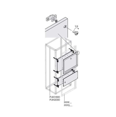 Комплект установочный ОТ630/800 верт. W=600мм ABB 1STQ007438A0000