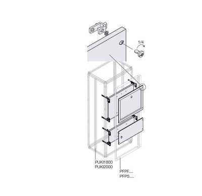 Комплект установочный ОТ160/200/250 H=350 W=800мм ABB 1STQ007440A0000