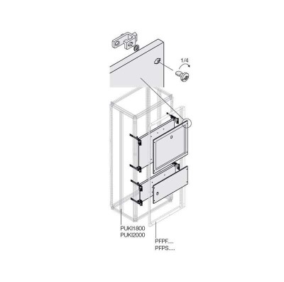 Комплект установочный ОТ1000/1250/1600 W=600мм ABB 1STQ007445A0000