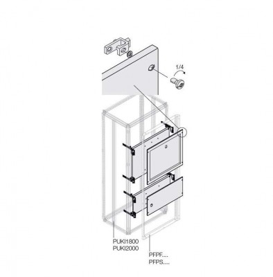 Комплект установочный ОТ160/200/250 H=250 W=800мм ABB 1STQ007446A0000
