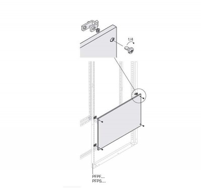 Панель глухая H=250мм W=400мм ABB 1STQ007469A0000