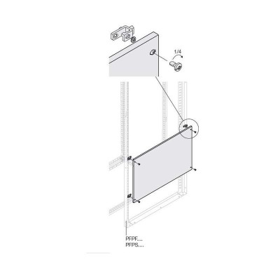 Панель глухая H=100мм W=600мм ABB 1STQ007478A0000