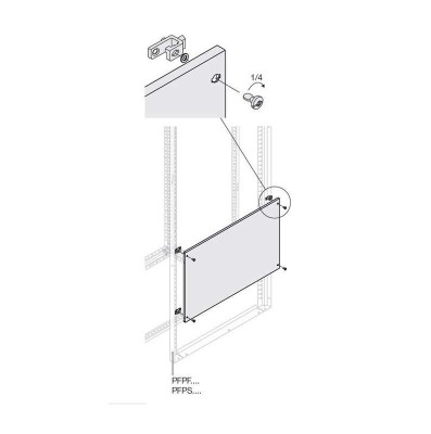 Панель глухая H=250мм W=600мм ABB 1STQ007481A0000