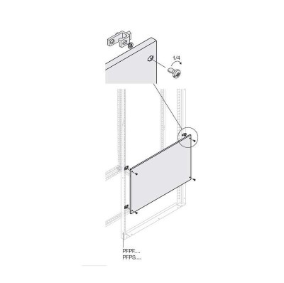 Панель глухая H=300мм W=600мм ABB 1STQ007482A0000