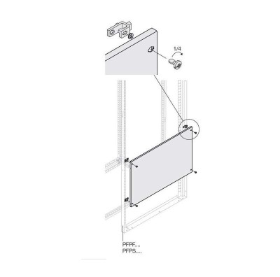 Панель глухая H=400мм W=600мм ABB 1STQ007483A0000