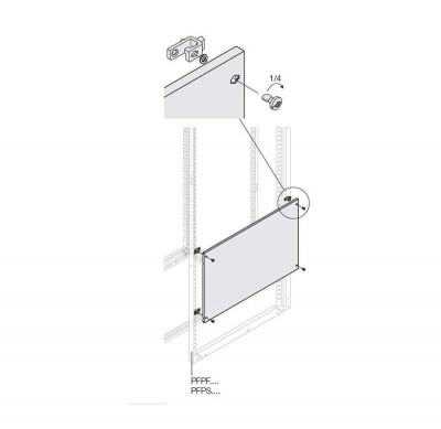 Панель глухая H=150мм W=800мм ABB 1STQ007491A0000