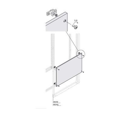 Панель глухая H=250мм W=800мм ABB 1STQ007493A0000