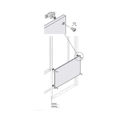 Панель глухая H=300мм W=800мм ABB 1STQ007494A0000