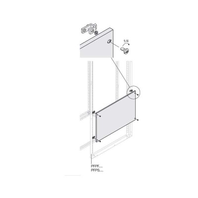 Панель глухая H=600мм W=800мм ABB 1STQ007497A0000