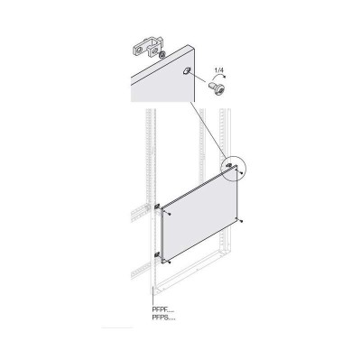 Панель глухая H=800мм W=800мм ABB 1STQ007498A0000