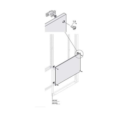 Панель глухая H=2000мм W=800мм ABB 1STQ007500A0000