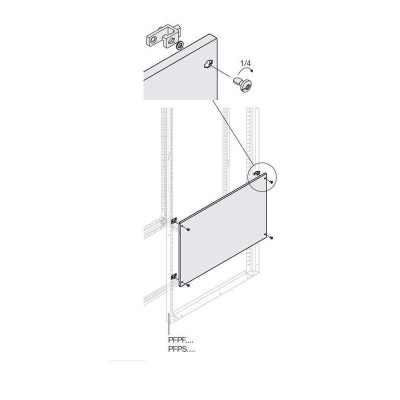 Панель глухая H=200мм W=1000мм ABB 1STQ007502A0000