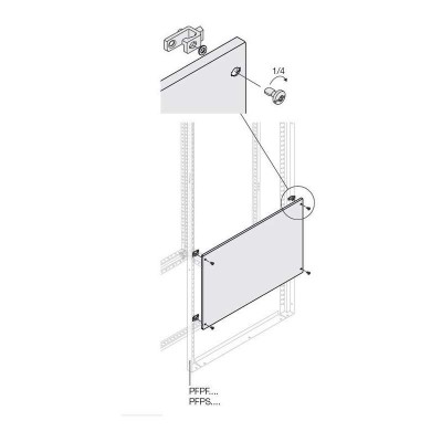 Панель глухая H=300мм W=1000мм ABB 1STQ007503A0000