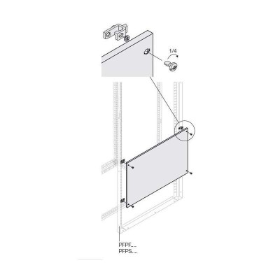 Панель глухая H=500мм W=1000мм ABB 1STQ007505A0000