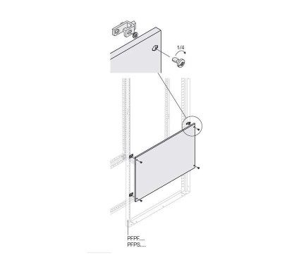 Панель глухая H=600мм W=1000мм ABB 1STQ007506A0000