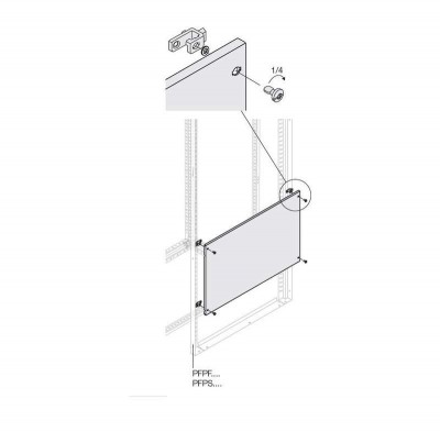 Панель глухая H=200мм W=1250мм ABB 1STQ007511A0000