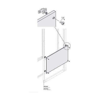 Панель глухая H=300мм W=1250мм ABB 1STQ007512A0000