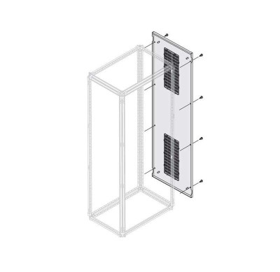 Панель боковая вент. IP30 H=1800мм W/D=500мм ABB 1STQ007632A0000