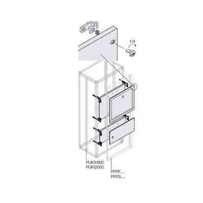 Комплект установочный ОТ315/400 H=300мм W=800мм ABB 1STQ008402A0000
