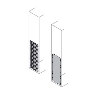 Перегородка боковая верт. H=800мм D=700мм ABB 1STQ008491A0000