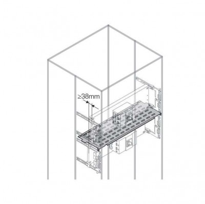 Перегородка горизонт. 3A W=800мм ABB 1STQ008693A0000
