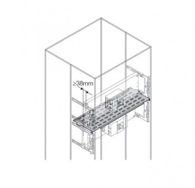 Перегородка горизонт. 3A W=1000мм ABB 1STQ008694A0000