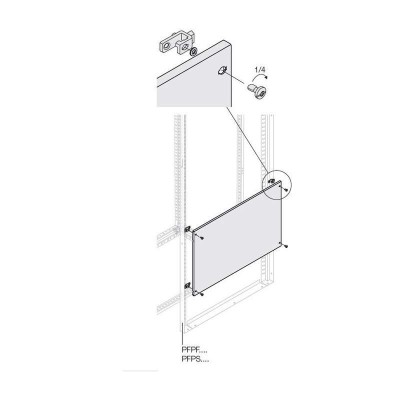 Панель глухая H=250мм W=1250мм ABB 1STQ009154A0000