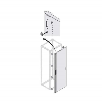 Дверь глухая IP40/41 H=1800мм W=250мм ABB 1STQ009377A0000