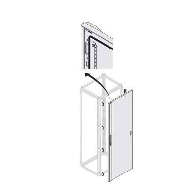 Дверь глухая IP65 H=2000мм W=250мм ABB 1STQ009382A0000