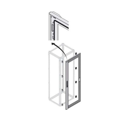 Дверь со стеклом IP65H=1800мм W=750мм ABB 1STQ009396A0000