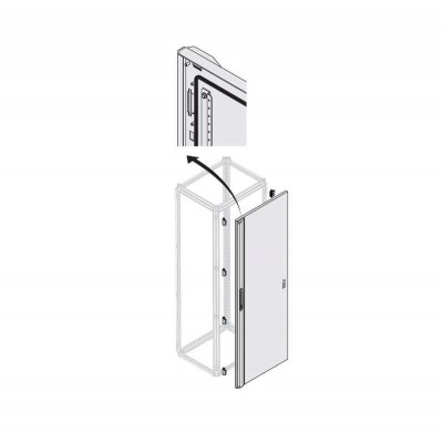 Дверь глухая IP65 H=2000мм W=750мм ABB 1STQ009402A0000