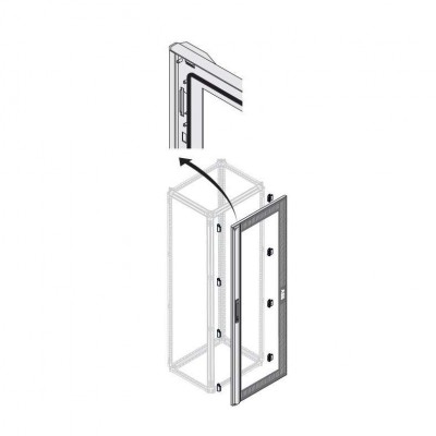 Дверь со стеклом IP65H=2000мм W=750мм ABB 1STQ009404A0000