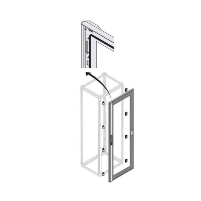 Дверь со стеклом IP65H=1800мм W=500мм ABB 1STQ009414A0000