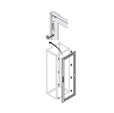 Дверь со стеклом IP40H=2000мм W=500 мм ABB 1STQ009421A0000