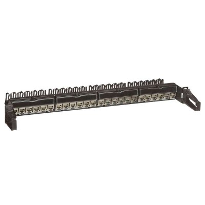 Патч-панель UTP 24хRJ45 кат.6А с органайзером Leg 033585