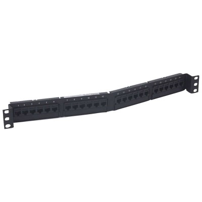 Патч-панель UTP 24RJ45 кат.5е 110 с органайзером Leg 033583