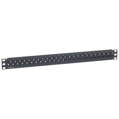 Патч-панель UTP 24RJ45 кат.6 проходная Leg 033589