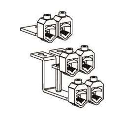 Набор 2-х местн. V-образ. зажимов для XLBM 2х16-35/2х50-185 (уп.3шт) ABB 1SEP408268R0001