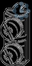 Зажим N PE для маленьких корпусов K-CI-K1/2 EATON 207451