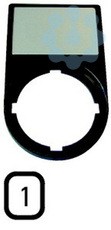 Держатель с шильдиком с обозначением 1 M22S-ST-X52 EATON 256797