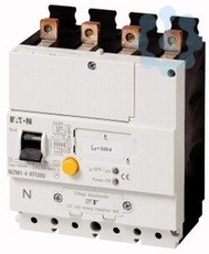 Блок защиты от токов утечки 4п 30мА установка снизу выключателя NZM1-4-XFI30U EATON 104612