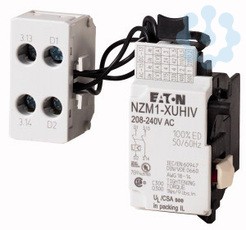 Расцепитель минимального напряжения 24В DC + 2НО доп. контакта NZM1-XUHIV24DC EATON 259547