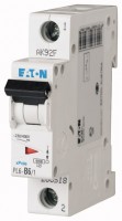 Выключатель автоматический модульный 1п B 6А 6кА PL6-B6/1 EATON 286518