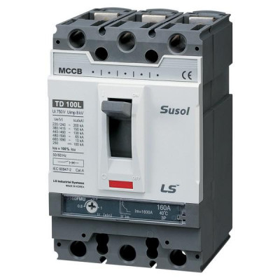 Выключатель автоматический 3п 3т 25А 85кА TD100H FMU LS Electric 102009900